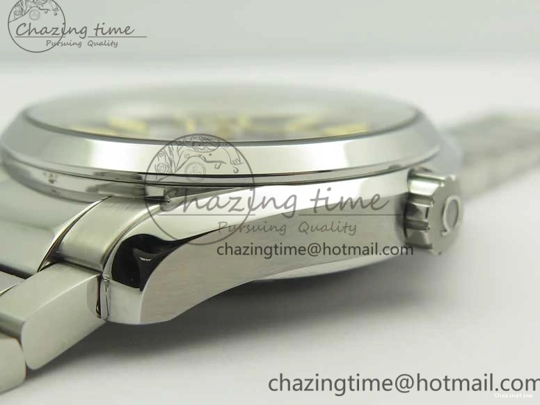 0418 Aqua Terra 150M SS VSF 1:1 Best Edition Blue Wave Textured Dial YG Hand on SS Bracelet A8500 Super Clone Sporty 8026